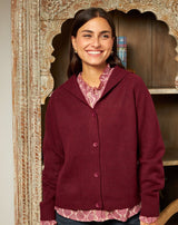 CHAQUETA PUNTO ELISA BURDEOS - Monica Ecco