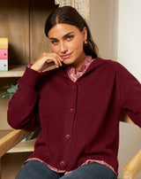 CHAQUETA PUNTO ELISA BURDEOS - Monica Ecco