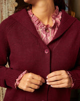CHAQUETA PUNTO ELISA BURDEOS - Monica Ecco