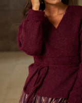 CHAQUETA PUNTO SANDRA BURDEOS - Monica Ecco