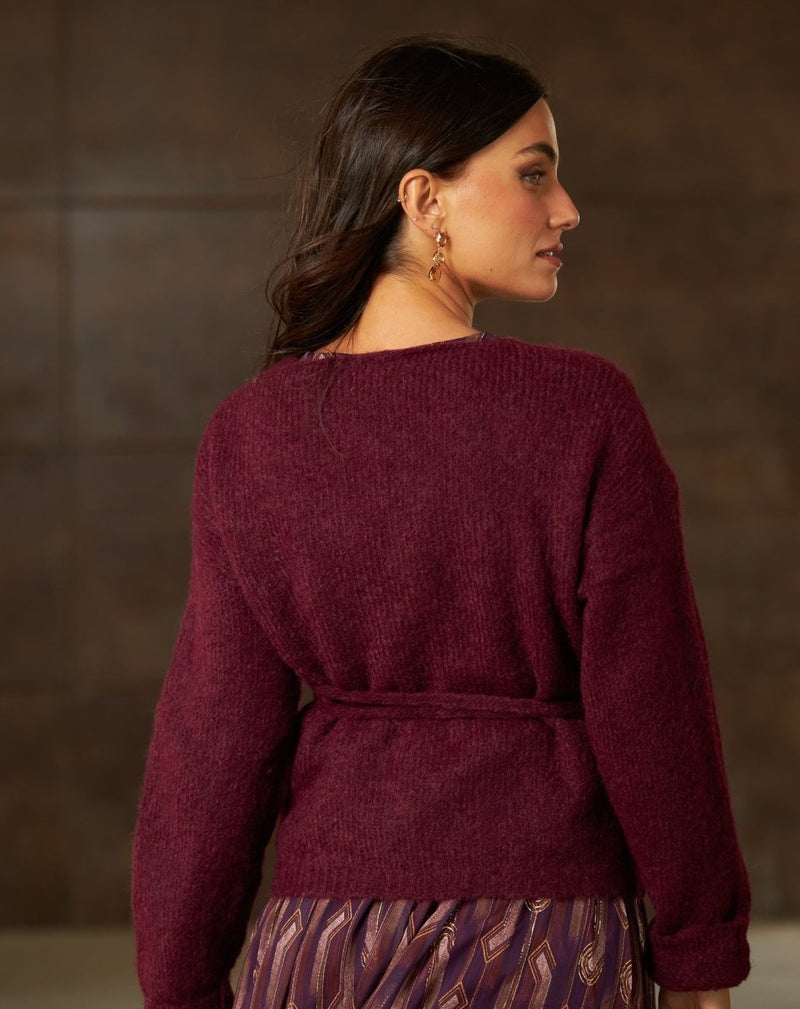 CHAQUETA PUNTO SANDRA BURDEOS - Monica Ecco