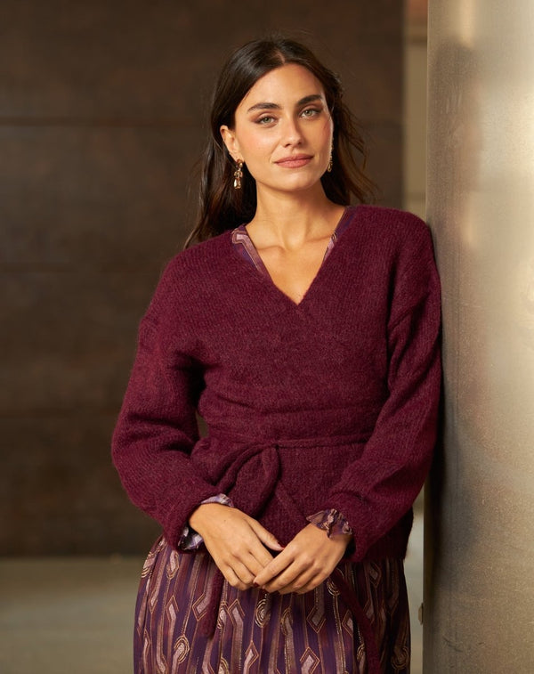 CHAQUETA PUNTO SANDRA BURDEOS - Monica Ecco