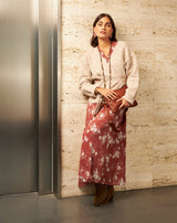 CHAQUETA PUNTO SANDRA TAUPE - Monica Ecco