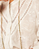 COLLAR CRISTAL COMBI CON DORADO - Monica Ecco
