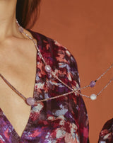 COLLAR FINO LILA ANA - Monica Ecco