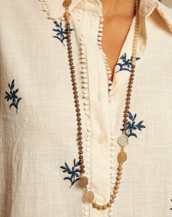 COLLAR LARGO MEDALLAS - Monica Ecco