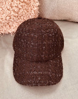 GORRA TWEED NEGRO - Monica Ecco