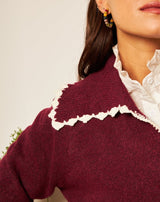 JERSEY CUELLO EVA BURDEOS - Monica Ecco