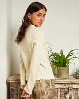 JERSEY OCHOS ISABEL BEIGE - Monica Ecco
