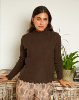 JERSEY OCHOS ISABEL MARRÓN - Monica Ecco