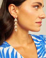 PENDIENTES CRISTAL RACIMO NUDE - Monica Ecco