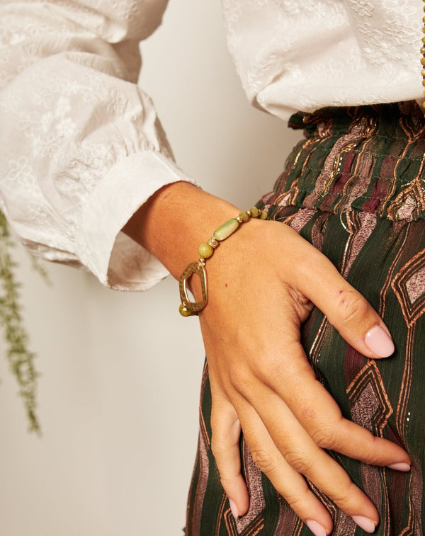 PULSERA CRISTAL ADORNO - Monica Ecco