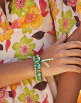 PULSERA DOBLE VERDE - Monica Ecco