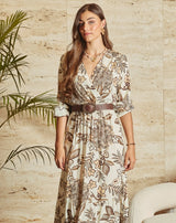VESTIDO CRUZADO MAR - Monica Ecco