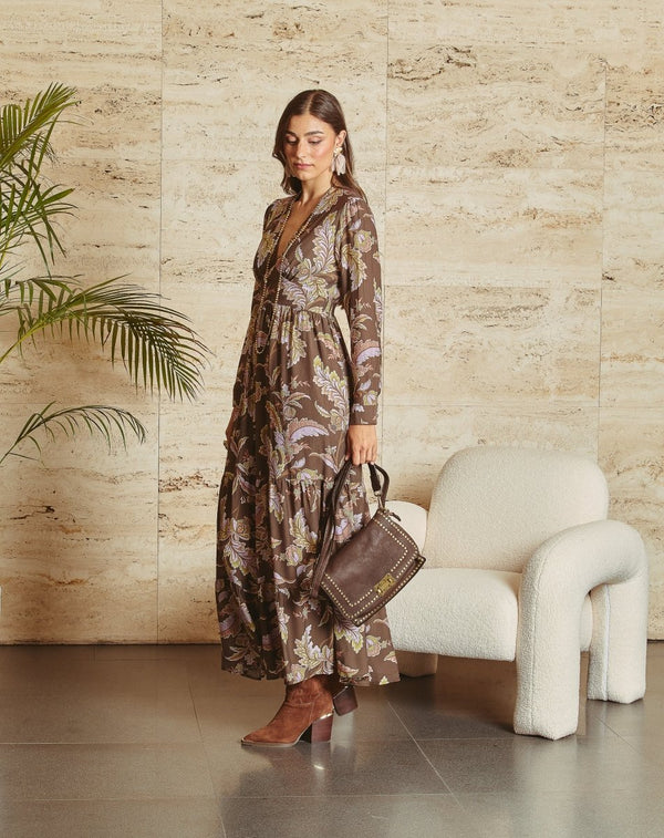 VESTIDO ESTAMPADO RAMONA - Monica Ecco