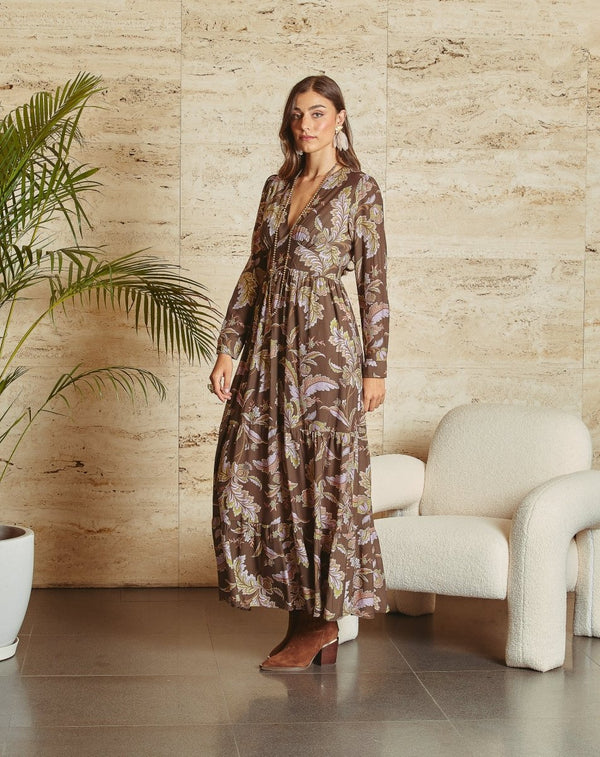 VESTIDO ESTAMPADO RAMONA - Monica Ecco