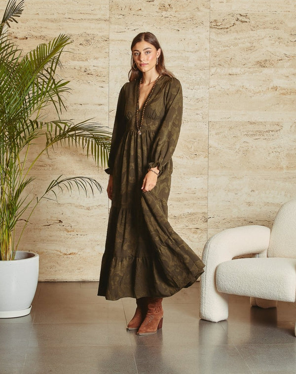 VESTIDO FLORES NURIA KAKHI - Monica Ecco