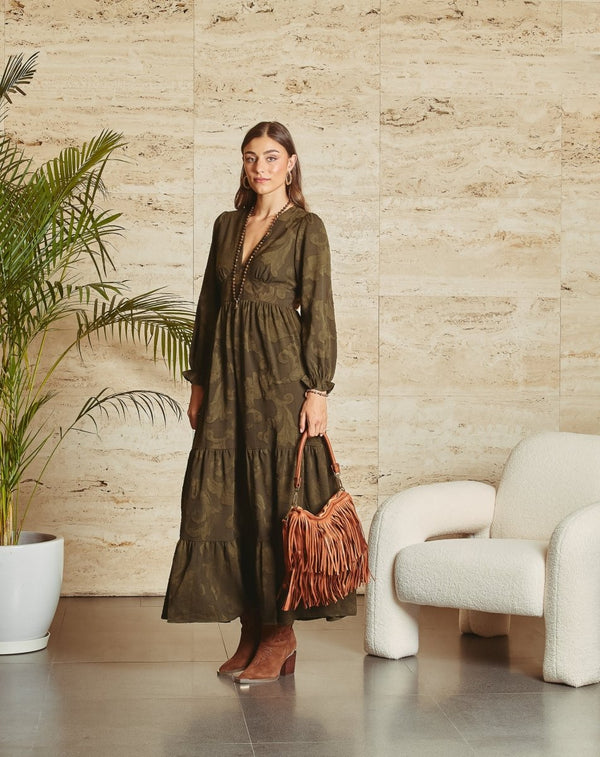 VESTIDO FLORES NURIA KAKHI - Monica Ecco