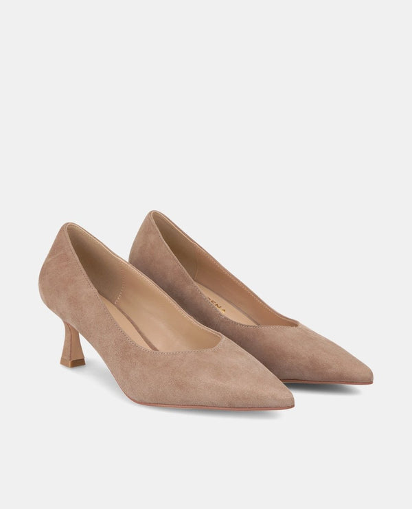 ZAPATO SALÓN BAJO MARRÓN - Monica Ecco