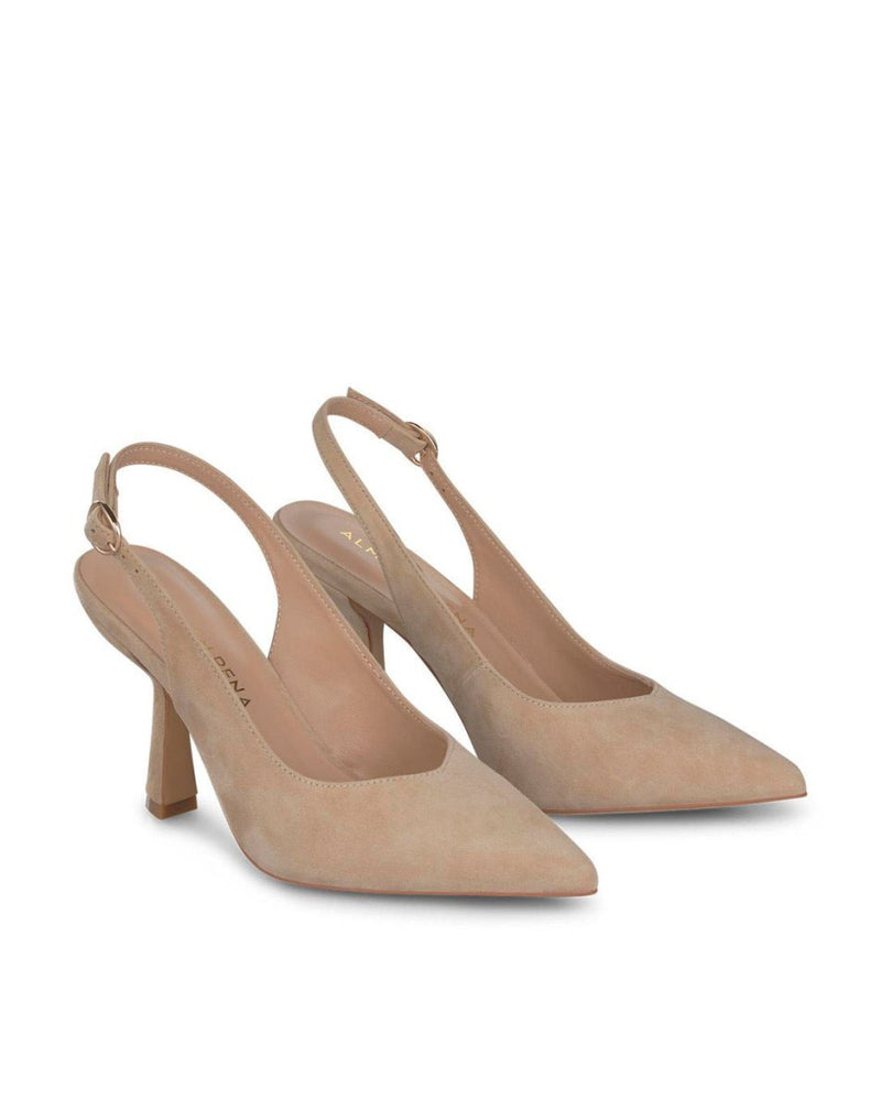 ZAPATO SALÓN TIRA ATRÁS TAUPE - Monica Ecco