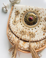 BOLSO BANDOLERA BORLAS GRANDE - Monica Ecco