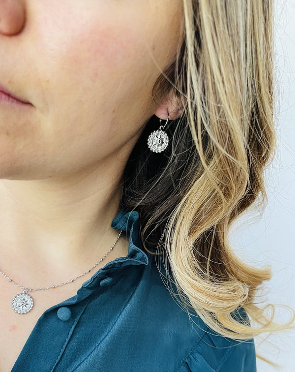 COLLAR MEDALLA PILAR - Monica Ecco