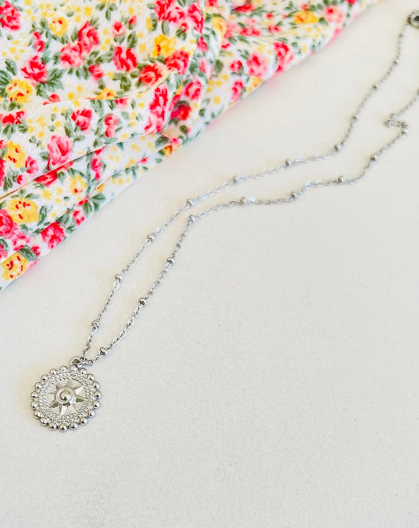 COLLAR MEDALLA PILAR - Monica Ecco