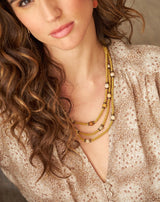 COLLAR TRIPLE CORTO - Monica Ecco