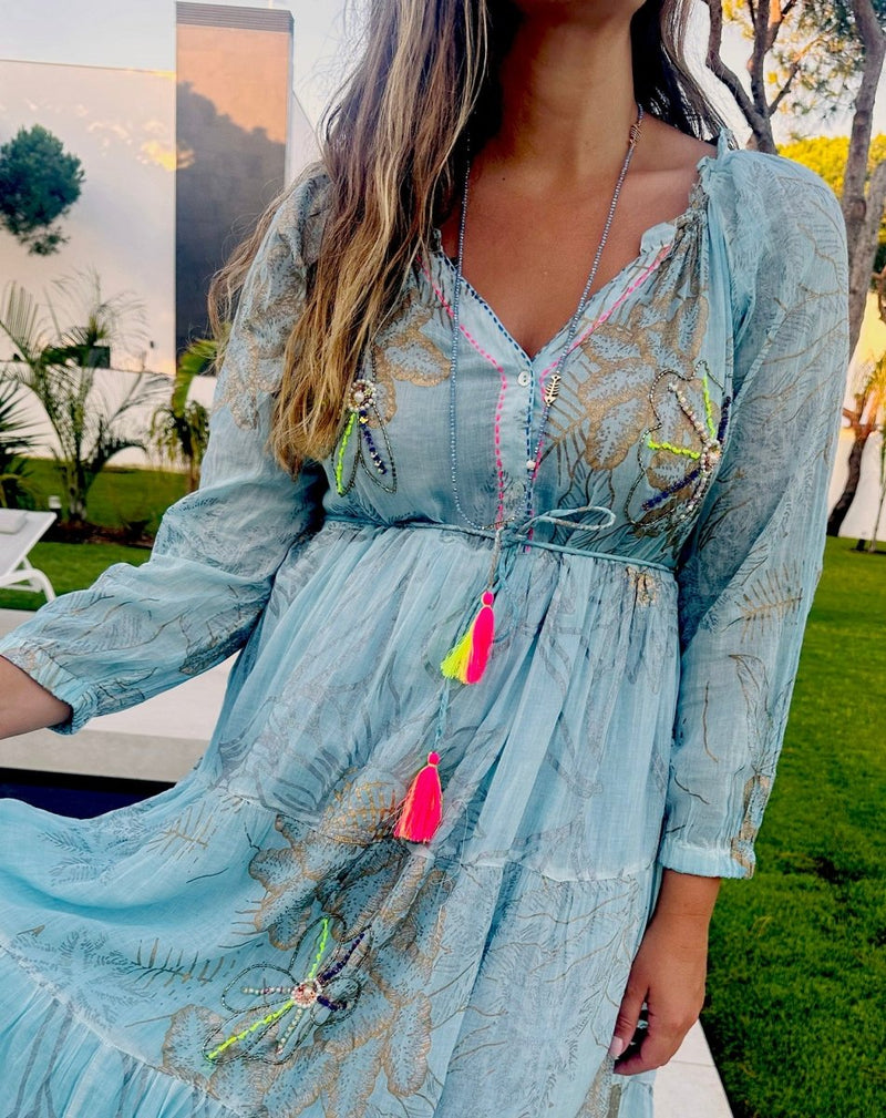 VESTIDO BOHO ESTRELLA - Monica Ecco