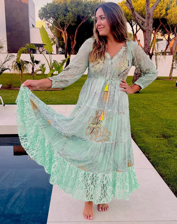 VESTIDO BOHO ESTRELLA - Monica Ecco