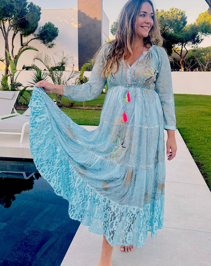 VESTIDO BOHO ESTRELLA - Monica Ecco